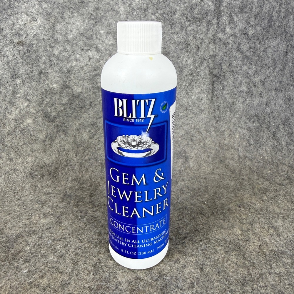 Blitz Gem & Jewelry Cleaner Concentrate 8 Fl Oz for Ultrasonic Machines